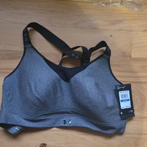 Under Armour Women's Sports Bra - Gray and Black